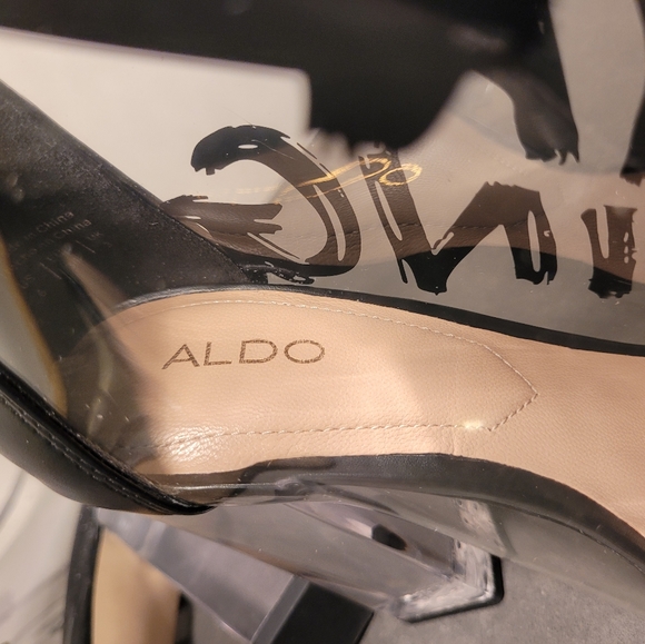 Aldo see-through clear Do Ya Thang ankle boots - Picture 10 of 10